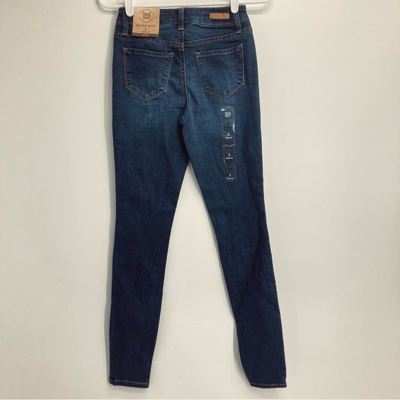❤️🔥 (5/20) NWT True Craft Layla Mid Rise Skinny Jeans Size 1 - Picture 5 of 8